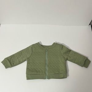 Cat & Jack Green Jacket Zip Up Size 6-9 Months